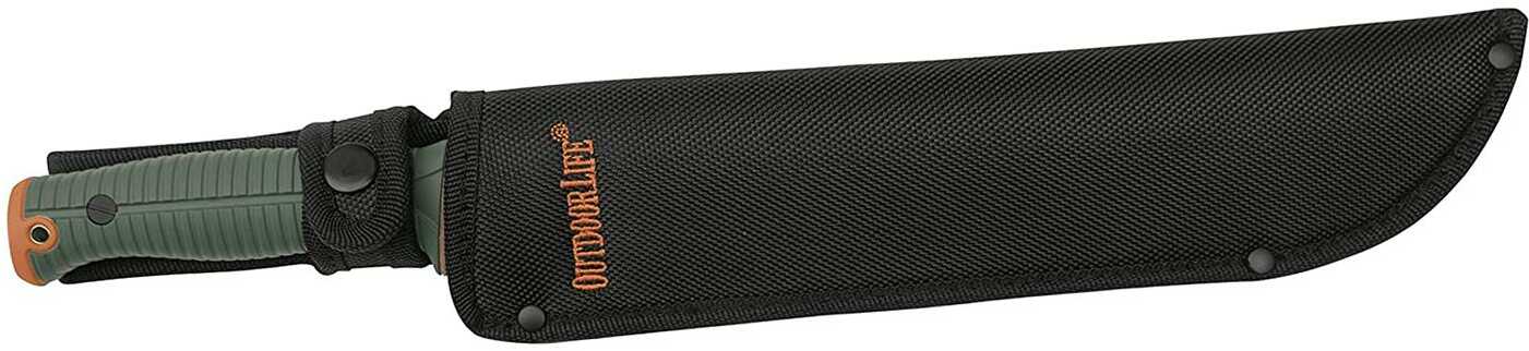 Master Cutlery Outdoor Life Camp Machete 11" Blade Orange And Green