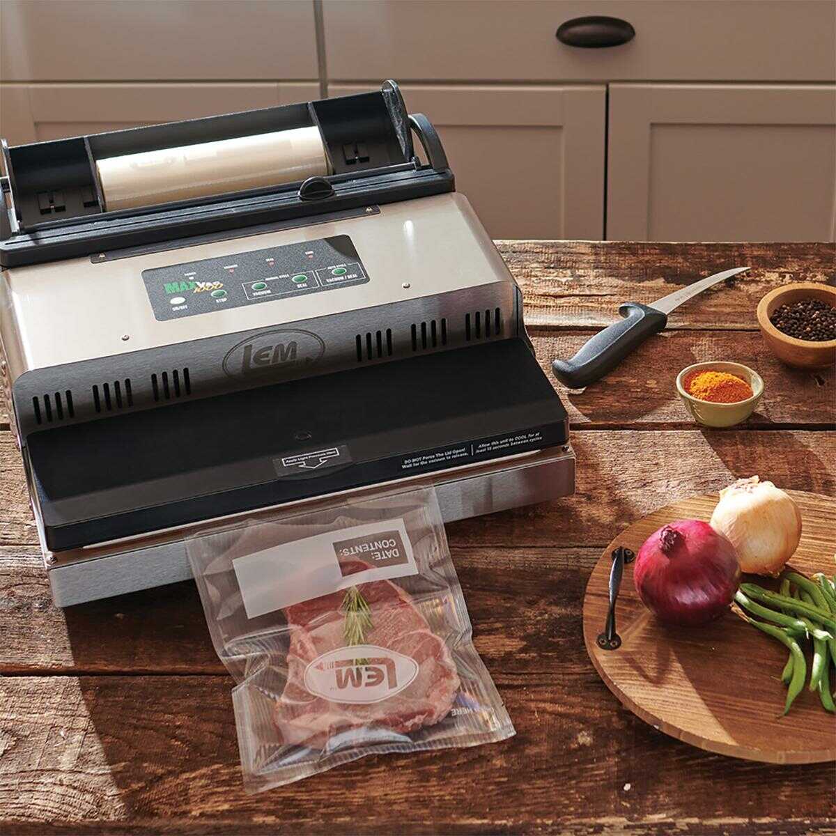 Lem Products MaxVac 1000 Vacuum Sealer w/Bag Holder & Cutter