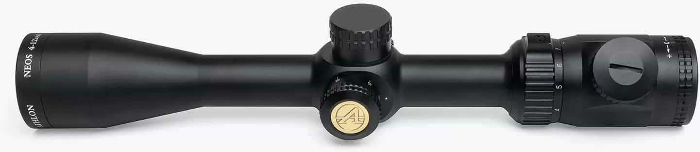 Athlon Neos 4-12x40 Riflescope SFP BDC 500 IR MOA Reticle Illuminated Black