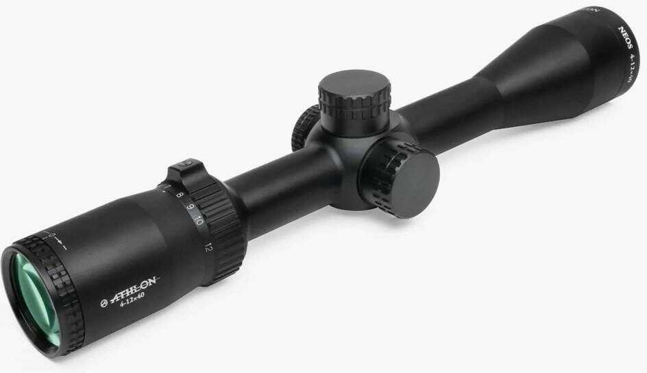 Athlon 216010 Neos 4-12X 40mm Obj 27.3-8.9 ft @ 100 yds FOV 1" Tube Black Matte BDC 22 Rimfire