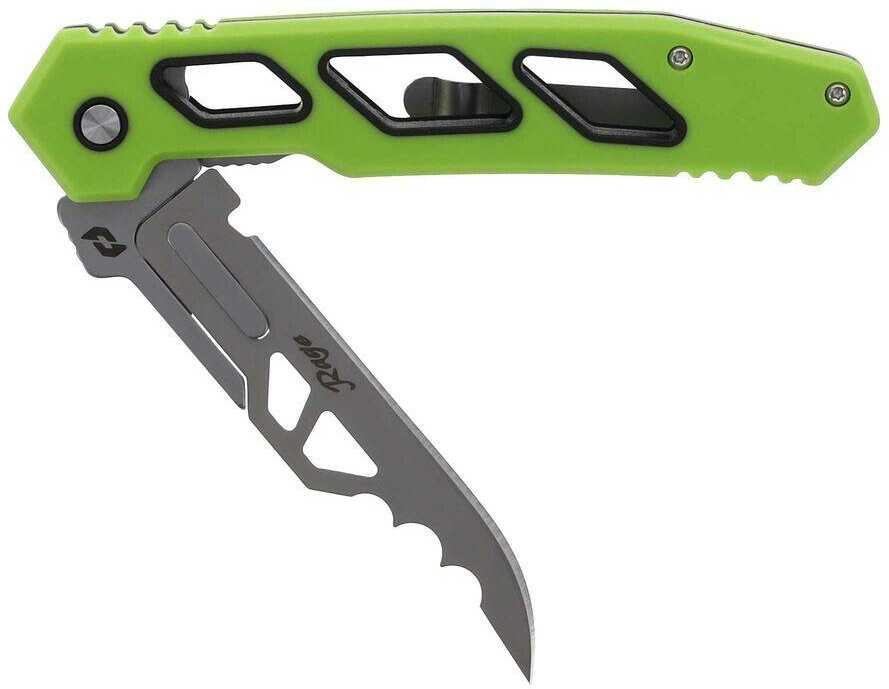 Schrade Isolate Enrage 7 Folding Knife 2-3/5" Replaceable Blade Green