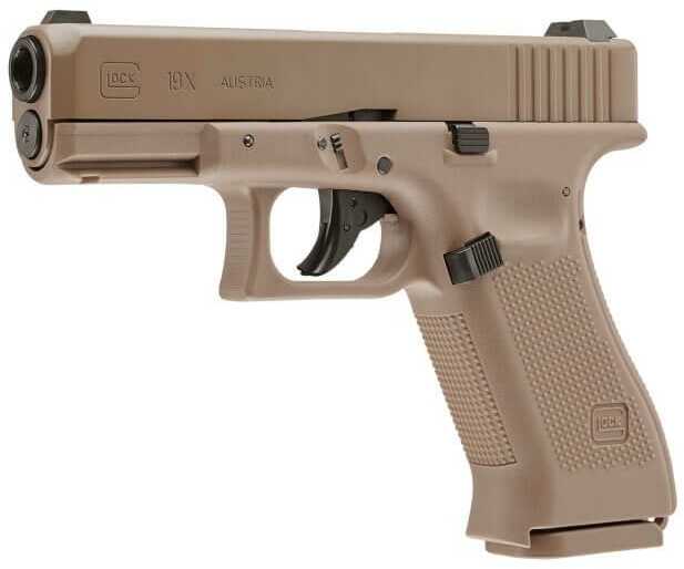 RWS/Umarex for Glock G19X Air Pistol 177 BB Coyote Tan Color 18Rd 2255212
