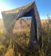 Rhino Ground Blind R180 W/See Through Mesh 75"X75"X66" RTEDG