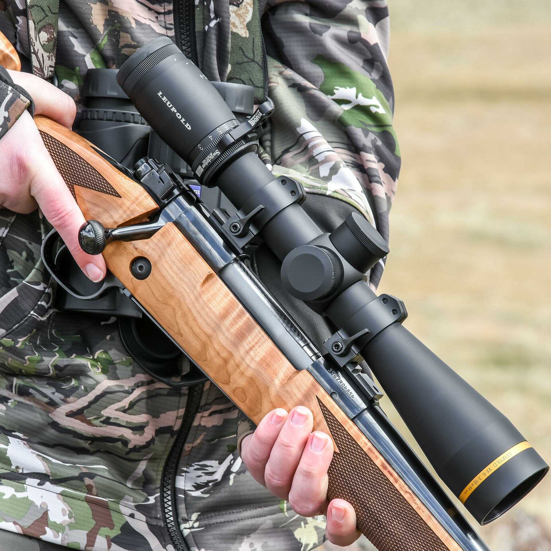 Warne Scope Base - Savage 10/110 Browning A-Bolt 3 Pierce Actions (8-40 screws) Matte