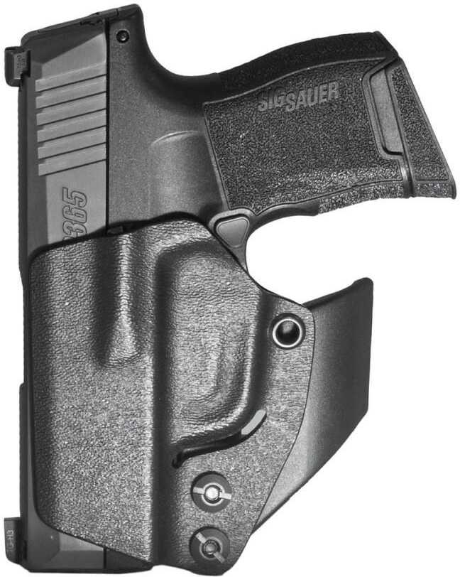 Mission First Tactical Minimalist Inside Waistband Holster Ambidextrous Fits Sig P365/365XL Black Kydex Includes 1.5" B