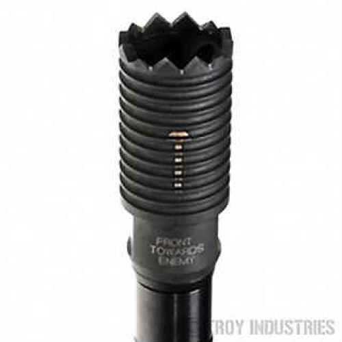 Troy Ind SBRACLM06BT00 Claymore 308 Win/7.62 NATO Muzzle Brake 5/8"-24 tpi Black Steel