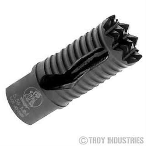 Troy Medieval Muzzle Brake 5.56 NATO 1/2X28HR Fits ARRifles Black Finish SBRA-MED-05BT-00