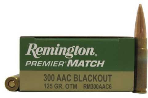 300 AAC Blackout 125 Grain Hollow Point 20 Rounds Remington Ammunition
