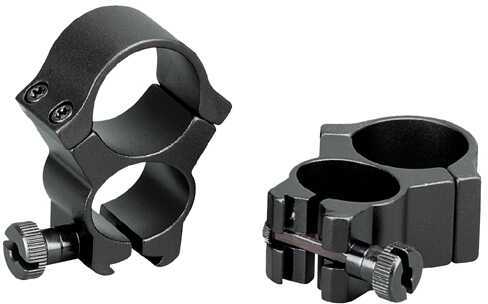Redfield Mounts 47327 Ruger Rifle Steel Rings Scope Ring Set Matte Black