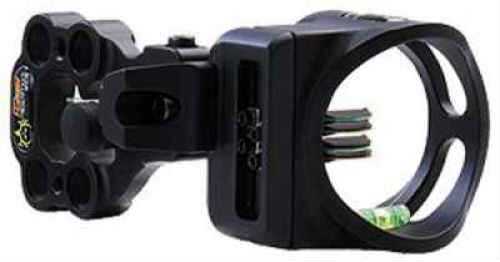 Apex Bow Sight Ac-St Bone Coll Black 4-Pin .019 W/Light