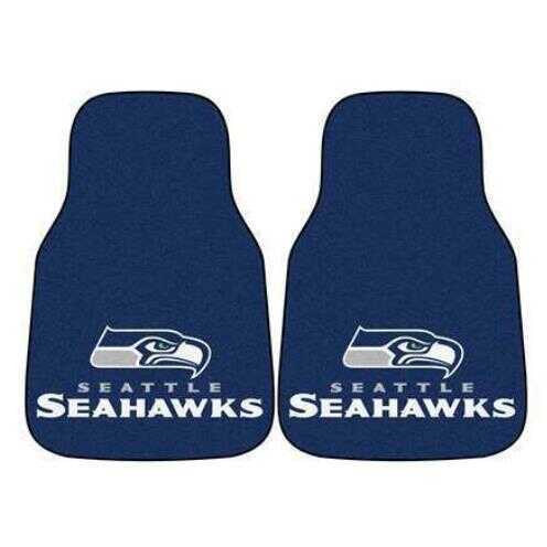 FanMats 2 Piece Carpet Car Mat Set Nfl - Seattle Seahawks