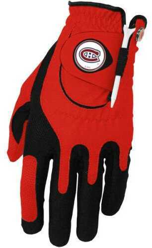 Zero Friction NHL Golf Glove , Left Hand, Red Montreal Canadiens Md: GD630 : 6008151