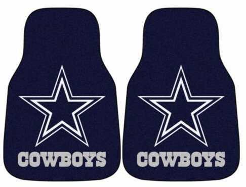 FanMats 2 Piece Carpet Car Mat Set Nfl - Dallas Cowboys