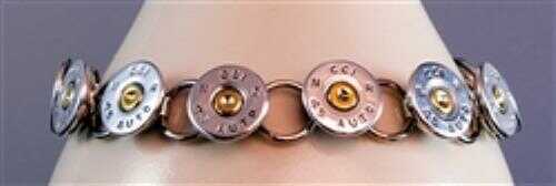 Spent Rounds 45 Caliber Silver Link Bracelet