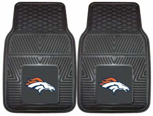 FanMats 2 Piece Vinyl Car Mat Set Nfl - Denver Broncos