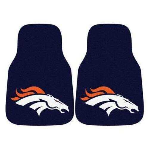 FanMats 2 Piece Carpet Car Mat Set Nfl - Denver Broncos