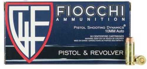 10mm 180 Grain Full Metal Jacket 50 Rounds Fiocchi Ammunition