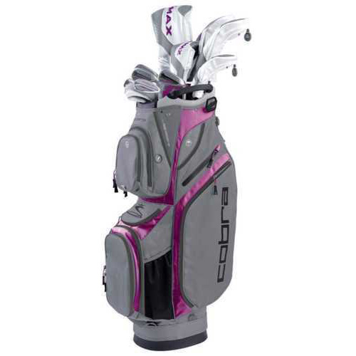 Cobra Golf Womens F-Max Superlite Complete Set Wht-Purple RH