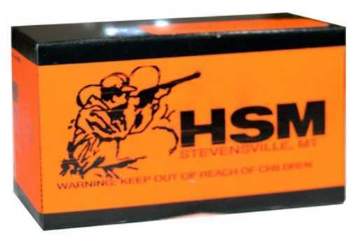9mm Luger 147 Grain Plated Flat Nose 50 Rounds HSM Ammunition