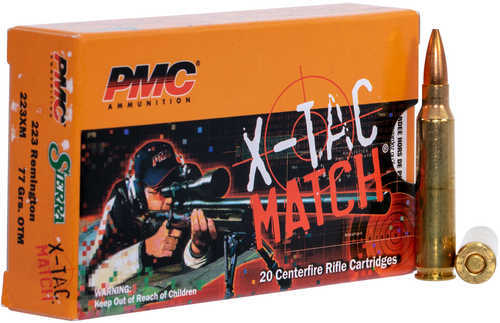 223 Rem 77 Grain Open Tip Match 20 Rounds PMC Ammunition 223 Remington