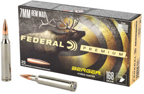 7mm Rem Mag 168 Grain Hollow Point 200 Rounds Federal Ammunition 7mm Remington Magnum