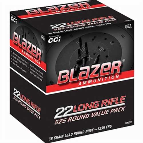 22 Long Rifle 38 Grain Lead 525 Rounds CCI Ammunition