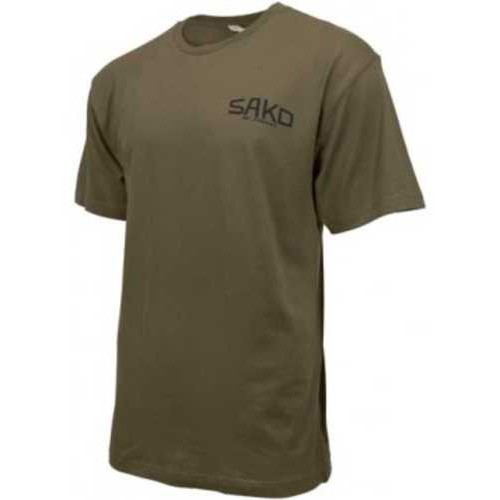 Sako T-Shirt W/Old SKOOL Logo Medium Army Green