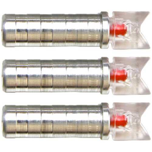 Nufletch Ignitor Nocks Red .295 X Bolt 3 Pk. Flat Model: Ignt-295-flt-red/3pk