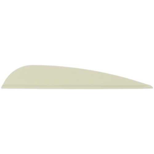 AAE Elite Plastifletch Vanes White 2.375 in. 100 pk. Model: EPA23WH100