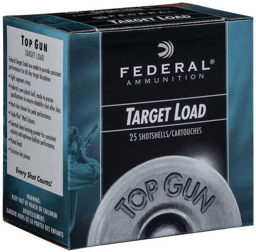 20 Gauge 2-3/4" Lead 7-1/2  7/8 oz 25 Rounds Federal Shotgun Ammunition