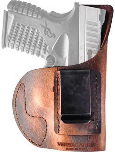 Versacarry 32104 Element IWB Size 04 Brown Leather Belt Clip