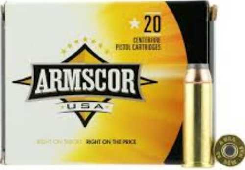 44 Auto Mag 240 Grain Lead Semi WadCutter 20 Rounds Armscor Ammunition