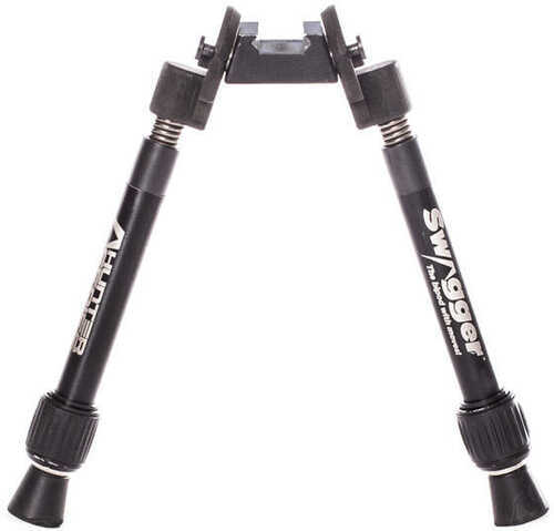 Swagger LLC SWAGBPTSB9 Steelbanger Bipod 4-10" Black Aluminum