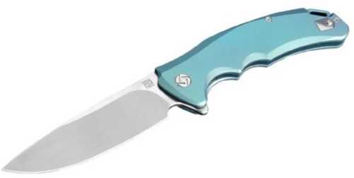 Artisan Tradition Folder 3.94 in Green Titanium Handle Plain