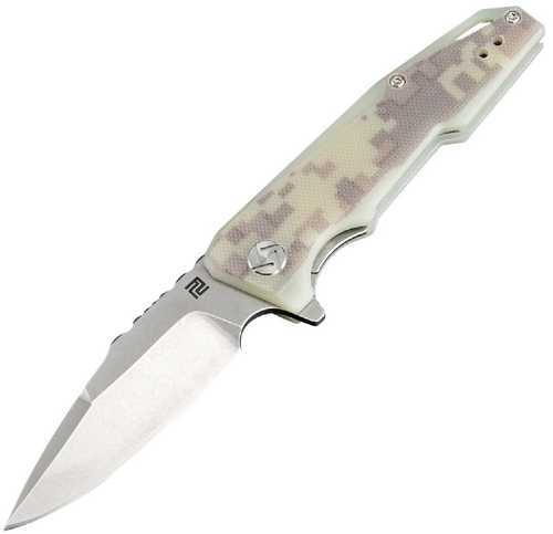 Artisan Predator Folder D2 Blade Camo G-10 Handle