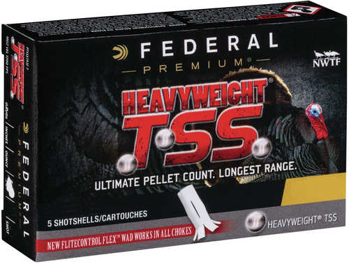 12 Gauge 3-1/2" Heavyweight #9  2-1/4 oz 5 Rounds Federal Shotgun Ammunition