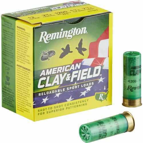20 Gauge 2-3/4" Lead 7-1/2  7/8 oz 25 Rounds Remington Shotgun Ammunition