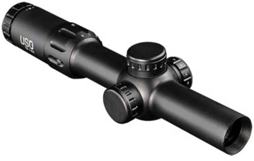 U.S. Optics TS-6X 1-6X 24mm Obj 108 ft @ 100 yds FOV 30mm Tube Matte Black Finish Illuminated Red JNG Mil