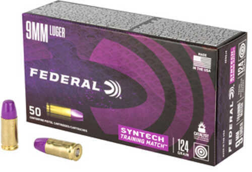 9mm Luger 124 Grain FMJ 50 Rounds Federal Ammunition