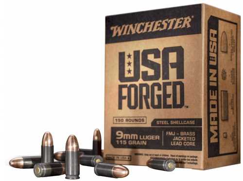 9mm Luger 115 Grain FMJ 150 Rounds Winchester Ammunition