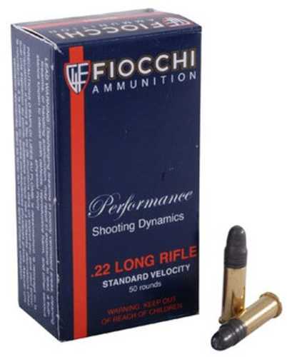 22 Long Rifle 40 Grain Lead Round Nose 50 Rounds Fiocchi Ammunition