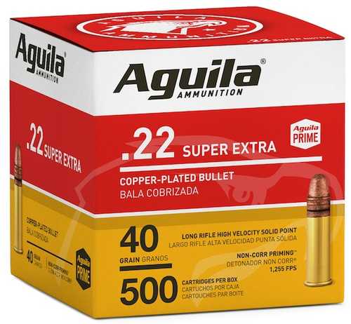 22 Long Rifle 40 Grain Lead 500 Rounds Aguila Ammunition