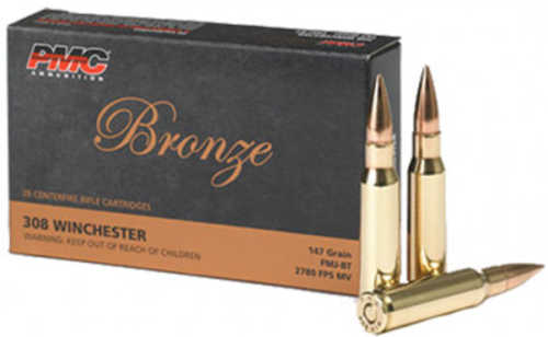 308 Win 147 Grain Full Metal Jacket 20 Rounds PMC Ammunition 308 Winchester