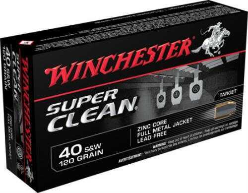 40 S&W 120 Grain FMJ 50 Rounds Winchester Ammunition