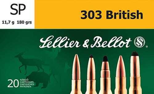 303 British 180 Grain Soft Point 20 Rounds Sellior & Bellot Ammunition