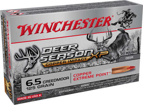 6.5 Creedmoor 125 Grain Ballistic Tip 20 Rounds Winchester Ammunition