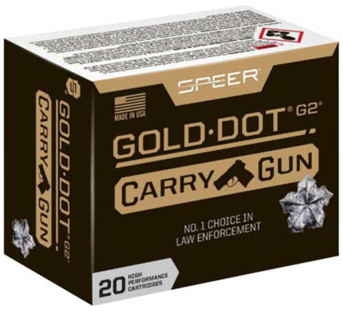 40 S&W 165 Grain Hollow Point 20 Rounds Speer Ammunition