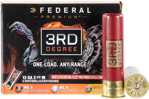 Federal Premium 3Rd Degree 20 Gauge 3" 1 -7/16 Oz 1100 Fps  Tungsten 5/6/7 Shot 5 Rounds