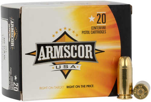 40 S&W 180 Grain Hollow Point 20 Rounds Armscor Ammunition