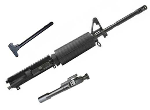 AR-15 M4 Classic Upper Carbine length 16" Barrel 5.56 NATO Twist 1/8   with M-16 Bolt Carrier Group and Charging Handle